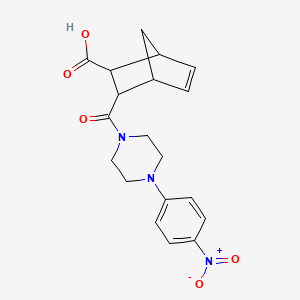 3-{[4-(4-Nitrophenyl)piperazin-1-yl]carbonyl}bicyclo[2.2.1]hept-5-ene-2-carboxylic acid