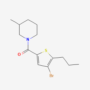 (4-Bromo-5-propylthiophen-2-yl)(3-methylpiperidin-1-yl)methanone