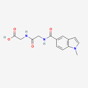 N-[(1-methyl-1H-indol-5-yl)carbonyl]glycylglycine