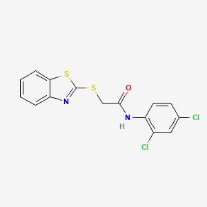 2-(1,3-benzothiazol-2-ylsulfanyl)-N-(2,4-dichlorophenyl)acetamide