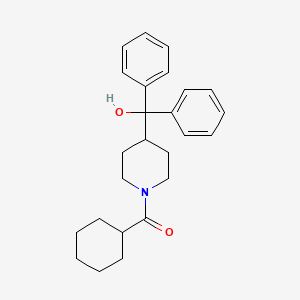 Cyclohexyl{4-[hydroxy(diphenyl)methyl]piperidin-1-yl}methanone