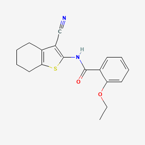 N-(3-cyano-4,5,6,7-tetrahydro-1-benzothiophen-2-yl)-2-ethoxybenzamide