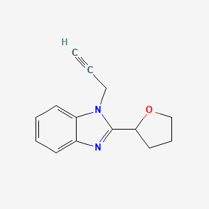 1-(prop-2-yn-1-yl)-2-(tetrahydrofuran-2-yl)-1H-benzimidazole