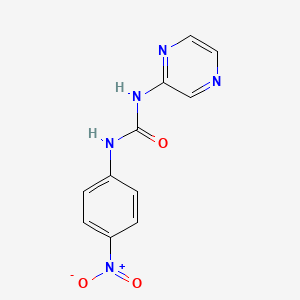 1-(4-Nitrophenyl)-3-pyrazin-2-ylurea