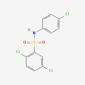 2,5-dichloro-N-(4-chlorophenyl)benzenesulfonamide