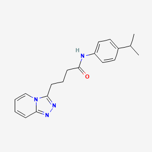 N-[4-(propan-2-yl)phenyl]-4-([1,2,4]triazolo[4,3-a]pyridin-3-yl)butanamide