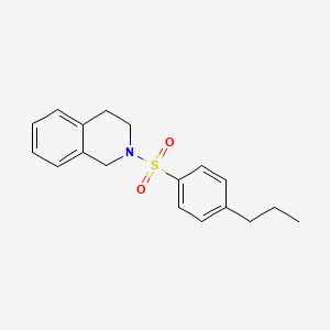 2-[(4-Propylphenyl)sulfonyl]-1,2,3,4-tetrahydroisoquinoline