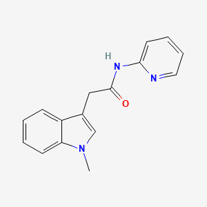 2-(1-methyl-1H-indol-3-yl)-N-(pyridin-2-yl)acetamide