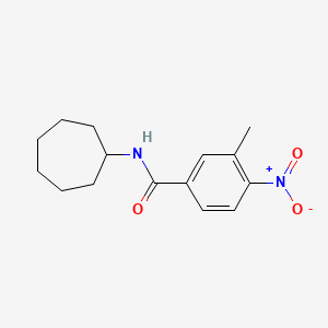 N-cycloheptyl-3-methyl-4-nitrobenzamide