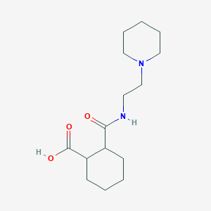 2-{[2-(Piperidin-1-yl)ethyl]carbamoyl}cyclohexanecarboxylic acid