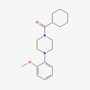 Cyclohexyl[4-(2-methoxyphenyl)piperazin-1-yl]methanone