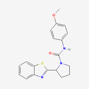 2-(1,3-benzothiazol-2-yl)-N-(4-methoxyphenyl)pyrrolidine-1-carboxamide