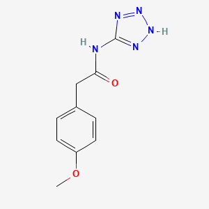 2-(4-methoxyphenyl)-N-(1H-tetrazol-5-yl)acetamide