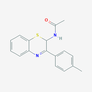 N-[3-(4-methylphenyl)-2H-1,4-benzothiazin-2-yl]acetamide