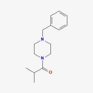 1-(4-Benzylpiperazin-1-yl)-2-methylpropan-1-one