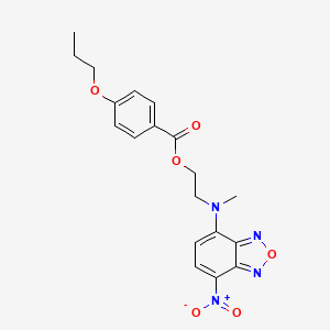 2-[Methyl(7-nitro-2,1,3-benzoxadiazol-4-yl)amino]ethyl 4-propoxybenzoate