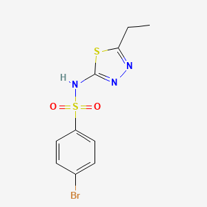 4-bromo-N-(5-ethyl-1,3,4-thiadiazol-2-yl)benzenesulfonamide