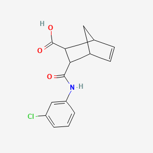 3-[(3-Chlorophenyl)carbamoyl]bicyclo[2.2.1]hept-5-ene-2-carboxylic acid