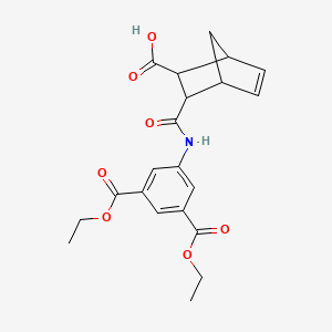 3-{[3,5-Bis(ethoxycarbonyl)phenyl]carbamoyl}bicyclo[2.2.1]hept-5-ene-2-carboxylic acid