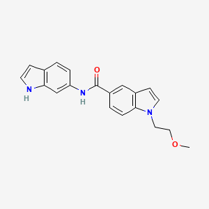 N-(1H-indol-6-yl)-1-(2-methoxyethyl)-1H-indole-5-carboxamide