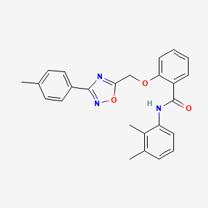 N-(2,3-dimethylphenyl)-2-{[3-(4-methylphenyl)-1,2,4-oxadiazol-5-yl]methoxy}benzamide