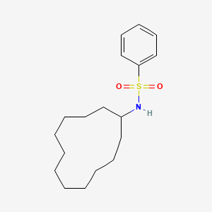 molecular formula C18H29NO2S B10979670 N-cyclododecylbenzenesulfonamide 