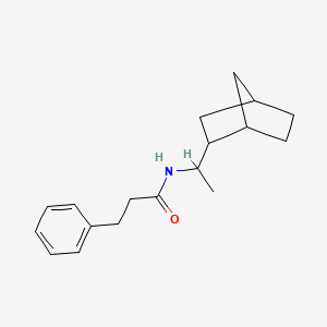 N-[1-(bicyclo[2.2.1]hept-2-yl)ethyl]-3-phenylpropanamide