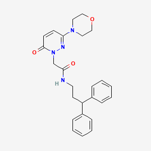 N-(3,3-diphenylpropyl)-2-[3-(morpholin-4-yl)-6-oxopyridazin-1(6H)-yl]acetamide