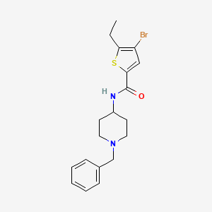 N-(1-benzylpiperidin-4-yl)-4-bromo-5-ethylthiophene-2-carboxamide