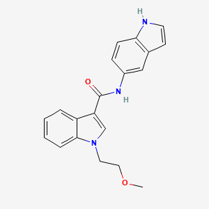 N-(1H-indol-5-yl)-1-(2-methoxyethyl)-1H-indole-3-carboxamide