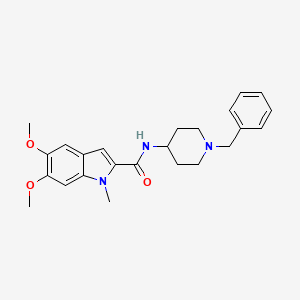 N-(1-benzylpiperidin-4-yl)-5,6-dimethoxy-1-methyl-1H-indole-2-carboxamide