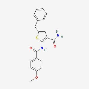 5-Benzyl-2-{[(4-methoxyphenyl)carbonyl]amino}thiophene-3-carboxamide