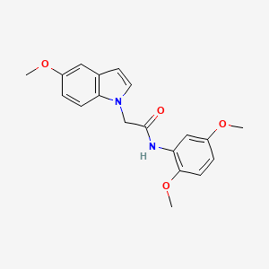 N-(2,5-dimethoxyphenyl)-2-(5-methoxy-1H-indol-1-yl)acetamide