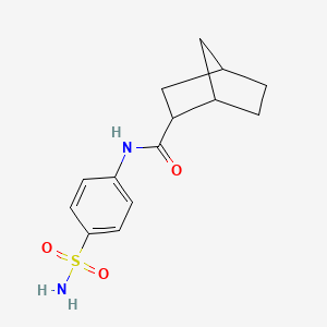 N-(4-sulfamoylphenyl)bicyclo[2.2.1]heptane-2-carboxamide