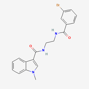 N-(2-{[(3-bromophenyl)carbonyl]amino}ethyl)-1-methyl-1H-indole-3-carboxamide