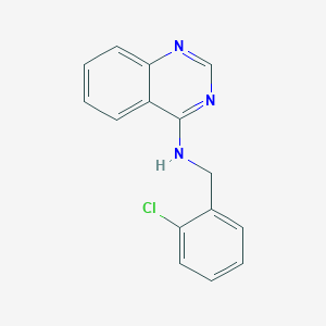 N-[(2-chlorophenyl)methyl]quinazolin-4-amine