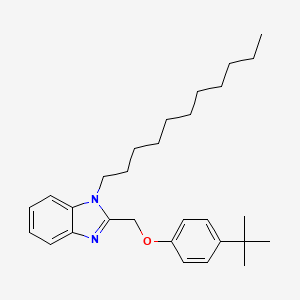 2-[(4-tert-butylphenoxy)methyl]-1-undecyl-1H-benzimidazole