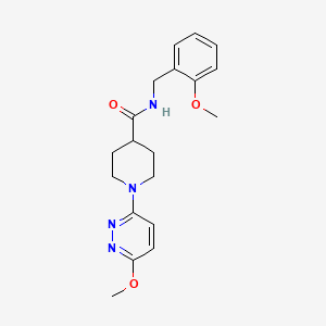 N-(2-methoxybenzyl)-1-(6-methoxypyridazin-3-yl)piperidine-4-carboxamide