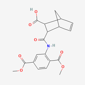 3-{[2,5-Bis(methoxycarbonyl)phenyl]carbamoyl}bicyclo[2.2.1]hept-5-ene-2-carboxylic acid