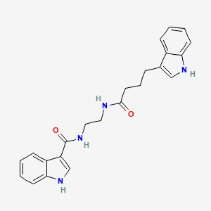 N-(2-{[4-(1H-indol-3-yl)butanoyl]amino}ethyl)-1H-indole-3-carboxamide