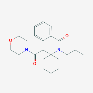 2'-(butan-2-yl)-4'-(morpholin-4-ylcarbonyl)-2'H-spiro[cyclohexane-1,3'-isoquinolin]-1'(4'H)-one