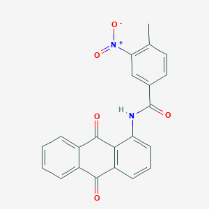 N-(9,10-dioxo-9,10-dihydroanthracen-1-yl)-4-methyl-3-nitrobenzamide