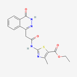 Ethyl 2-{[(4-hydroxyphthalazin-1-yl)acetyl]amino}-4-methyl-1,3-thiazole-5-carboxylate