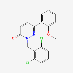 2-(2,6-dichlorobenzyl)-6-(2-methoxyphenyl)pyridazin-3(2H)-one