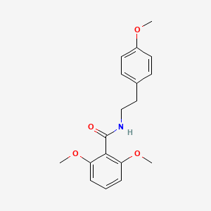 molecular formula C18H21NO4 B10980872 2,6-dimethoxy-N-[2-(4-methoxyphenyl)ethyl]benzamide 