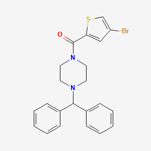 (4-Bromothiophen-2-yl)[4-(diphenylmethyl)piperazin-1-yl]methanone