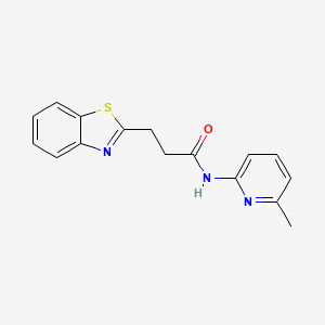 3-(1,3-benzothiazol-2-yl)-N-(6-methylpyridin-2-yl)propanamide