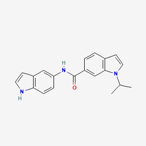 molecular formula C20H19N3O B10980999 N-(1H-indol-5-yl)-1-(propan-2-yl)-1H-indole-6-carboxamide 