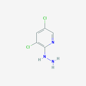 molecular formula C5H5Cl2N3 B010981 3,5-二氯-2-肼基吡啶 CAS No. 104408-23-3