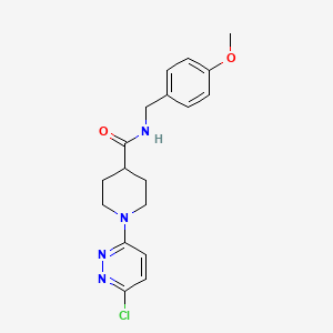 1-(6-chloropyridazin-3-yl)-N-(4-methoxybenzyl)piperidine-4-carboxamide